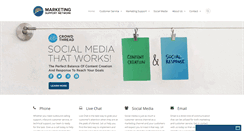 Desktop Screenshot of marketingsupportnetwork.com